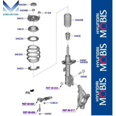 mobis perednye ammortizatory hyundai palisade lx3 2025-26